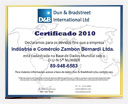 certificado d&b